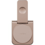 ENERGEA MagDuo 2v1 skládací bezdrátová MagSafe nabíječka pro iPhone / Apple Watch - 15W - růžovozlatá