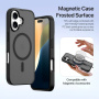 DUX DUCIS Lawa 2v1 odnímatelné flipové pouzdro s MagSafe a peněženkou pro iPhone 16 - černé