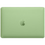 Matný transparentní kryt s vyklápěcím stojánkem pro MacBook Pro 16" (A2485 / A2780 / A2991 / A3186 / A3403 / A3428 / A3429) - zelený