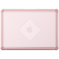 DUX DUCIS matný transparentní kryt pro MacBook Pro 15" (A1707 / A1990) - růžový