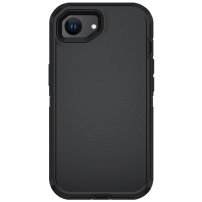 Super odolný nárazuvzdorný kryt pro iPhone 16e / 17e - černý