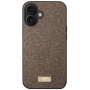 SULADA elegantní třpytivý kryt pro iPhone 16 - hnědý