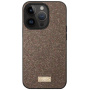 SULADA elegantní třpytivý kryt pro iPhone 16 Pro - hnědý