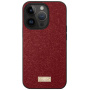 SULADA elegantní třpytivý kryt pro iPhone 16 Pro - červený