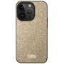 SULADA elegantní třpytivý kryt pro iPhone 16 Pro - zlatý