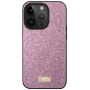 SULADA elegantní třpytivý kryt pro iPhone 16 Pro - růžový