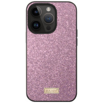 SULADA elegantní třpytivý kryt pro iPhone 16 Pro - růžový