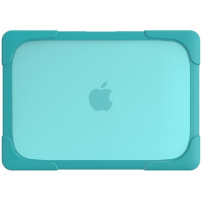 Nárazuvzdorný kryt s vyklápěcími nožičkami pro MacBook Pro 13" (A2251 / A2289 / A2338) - modrý