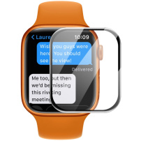 ENKAY tvrzené 3D sklo s černým rámečkem pro Apple Watch 41mm