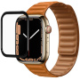Tvrzené sklo s černým rámečkem pro Apple Watch 45mm
