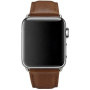 CRAZY HORSE řemínek z PU kůže pro Apple Watch 42mm / 41mm / 40mm / 38mm - hnědý