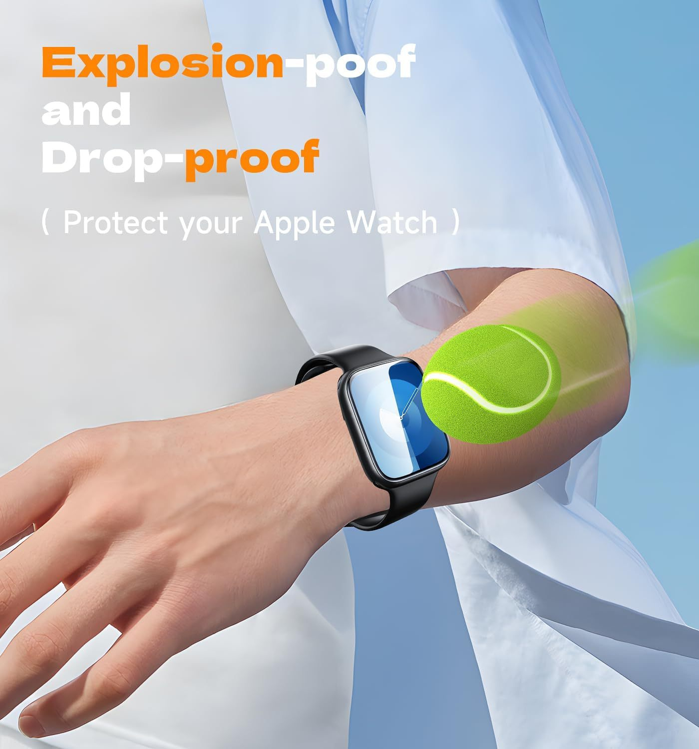 Ochranná fólie s aplikátorem pro snadné nalepení pro Apple Watch 41mm - 2 ks Ochranná fólie s aplikátorem pro snadné nalepení pro Apple Watch 41mm - 2 ks