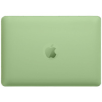Matný transparentní kryt s vyklápěcím stojánkem pro MacBook Air 13" (A2681 / A3113 / A3240 / A3449) - zelený