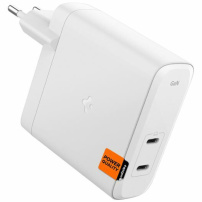 Spigen ArcStation Pro GaN rychlonabíjecí adaptér s porty 2x USB-C - 140W - bílý
