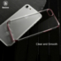 Baseus luxusní lesklý průhledný kryt pro Apple iPhone SE (2020/2022) / 8 / 7 - růžově zlatý
