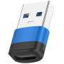 Nabíjecí a datová redukce - USB-C na USB-A - modrá