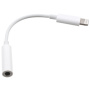 Audio redukce - 3,5 mm jack na Lightning - bílá