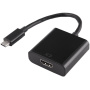 Video redukce - HDMI na USB-C - černá