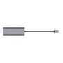 BELKIN 6v1 hub - slot na SD kartu / RJ45 / HDMI / USB-C / 2x USB-A na USB-C - stříbrný