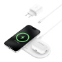 BELKIN Boost Charge Pro 2v1 bezdrátová nabíječka pro iPhone / AirPods - 15W - bílá