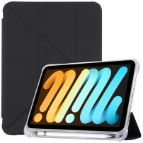 Pouzdro s origami stojánkem a prostorem na Apple Pencil pro iPad mini 6 / mini 7 - černé