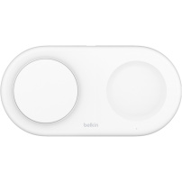 BELKIN Boost Charge Pro 2v1 bezdrátová nabíječka pro iPhone / AirPods - 15W - bílá