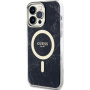 Guess IML Marble mramorový kryt s MagSafe pro iPhone 13 Pro Max - černý