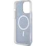 Guess IML Marble mramorový kryt s MagSafe pro iPhone 13 Pro Max - černý
