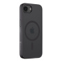 Tactical Hyperstealth transparentní kryt s MagSafe pro iPhone 16e / 17e - tmavě šedý