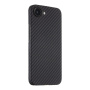 Tactical Aramid kryt se vzorem karbonových vláken a MagSafe pro iPhone 16e / 17e - tmavě šedý