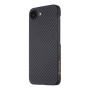 Tactical Aramid kryt se vzorem karbonových vláken a MagSafe pro iPhone 16e / 17e - tmavě šedý