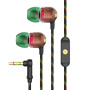 House of Marley Smile Jamaica sluchátka s konektorem 3,5 mm jack - tmavě hnědá