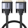 Baseus Enjoyment opletený video kabel - DVI na DVI - 2 m - černý