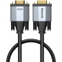 Baseus Enjoyment opletený video kabel - VGA na VGA - 1 m - černý
