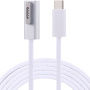 Nabíjecí kabel - USB-C na MagSafe 2 (tvar L) pro MacBook - 1,6 m - bílý