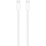 Originální Apple opletený nabíjecí a datový kabel - USB-C na USB-C - 1 m - bílý