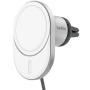 BELKIN Boost Charge Pro magnetický držák do auta do ventilační mřížky s bezdrátovým nabíjením pro iPhone - stříbrný
