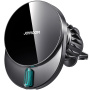 JOYROOM JR-ZS409 magnetický držák do auta do ventilační mřížky s bezdrátovým nabíjením pro iPhone - černý