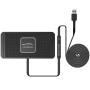 C1 bezdrátová nabíjecí podložka do auta s kabelem USB-A pro iPhone - černá