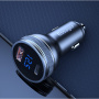 ESSAGER autonabíječka s displejem a porty USB-C / USB-A - 54W - šedá