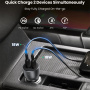 UGREEN autonabíječka s porty 2x USB-C - 30W - šedá