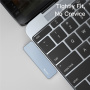 Yesido HB10 6v1 hub - slot na SD / TF kartu / USB-C / 3x USB-A na 2x USB-C pro MacBook - šedý