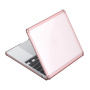 DUX DUCIS LCGM Series lesklý transparentní kryt pro MacBook Pro 14" - růžový