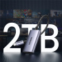 UGREEN 2v1 redukce se čtečkou karet - slot na SD / TF kartu na USB-C - tmavě šedá