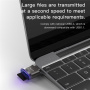 Yesido GS19 mini redukce se čtečkou karet - slot na TF kartu na USB-C - tmavě šedá