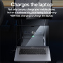 Yesido Y67 mini autonabíječka s portem USB-C - 45W - šedá