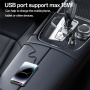 Yesido Y65 autonabíječka s porty USB-C / USB-A - 118W - černá