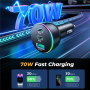 JOYROOM CL26 autonabíječka s porty 2x USB-C / USB-A - 70W - černá