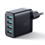 JOYROOM JR-TCN03 nabíjecí adaptér s porty 4x USB-A - 24W - černý