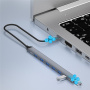 ADS-303C 7v1 hub - 7x USB-A na USB-C - šedý